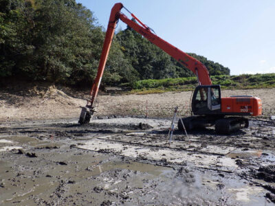 ため池の地盤改良