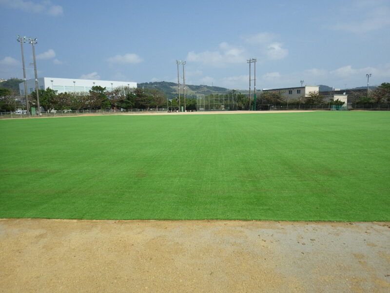 サッカー場の人工芝