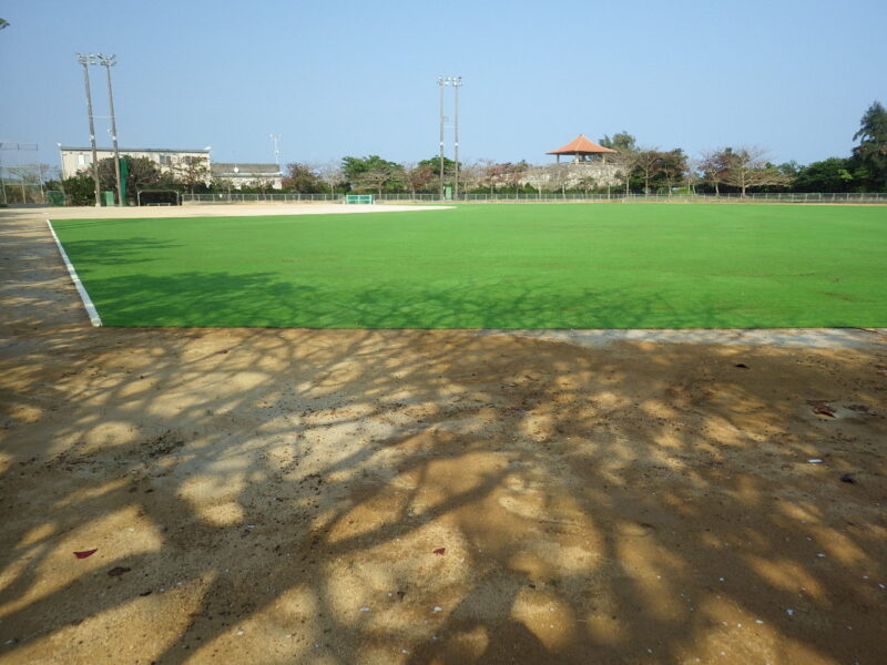 野球場の人工芝