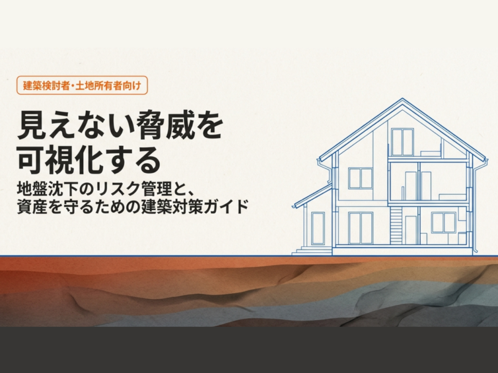 地盤沈下の原因と被害事例、事前調査で防ぐ方法 preliminary-survey